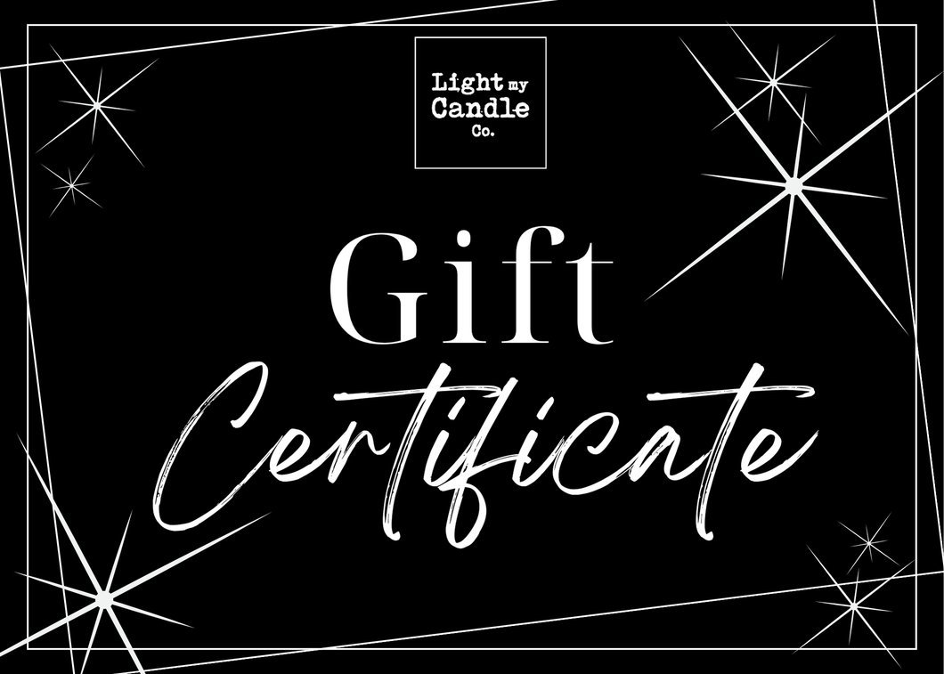 Gift Card - Light My Candle Co. Physical Gift Card