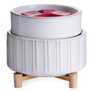 2-in-1 Candle Warmers - “Wooden Pedastal