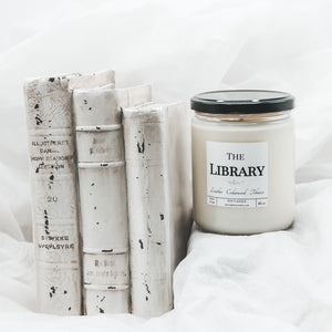 The Library - Bridgerton Inspired Soy Candle, Gift for Book Lovers